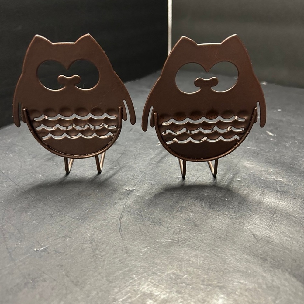 Cute owl candle holders